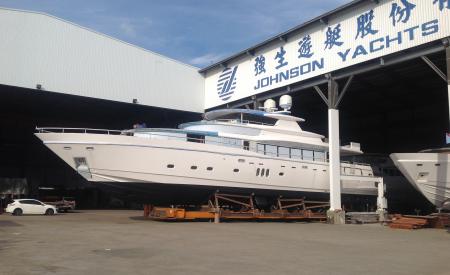 Technical Launch of 108' Johnson Yacht
